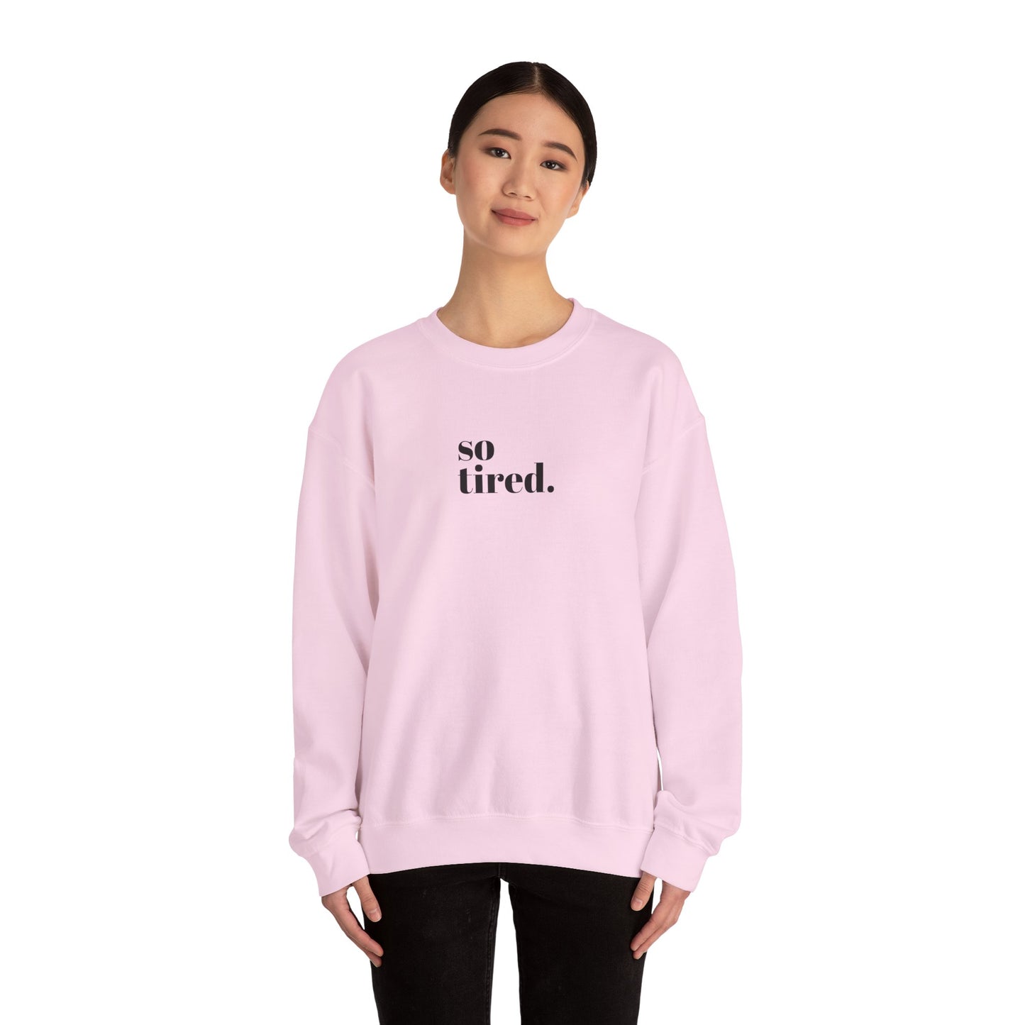 'So Tired' Heavy Blend™ Crewneck Sweatshirt