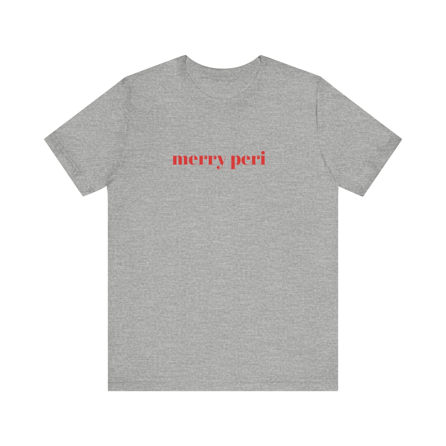 Merry Peri Perimenopause Christmas Tee, Menopause Holiday Shirt, Unisex Jersey Tshirt, Funny Midlife Xmas Gift, Menopausal Party Top